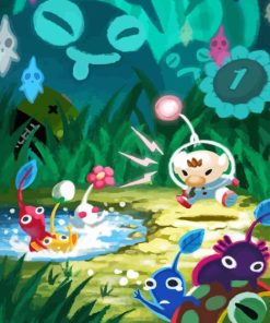 Pikmin Video Game Diamond Painting