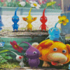 Pikmin Video Game Diamond Painting