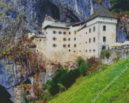 Predjama Castle Diamond Painting