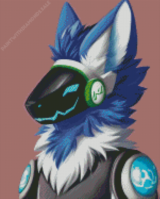 Protogen Furry Diamond Painting