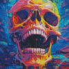 Psychedelic Skull Art Diamond Painting