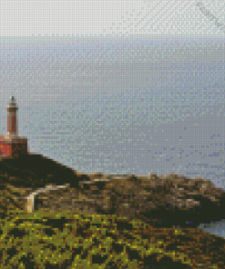 Punta Carena Lighthouse Diamond Painting