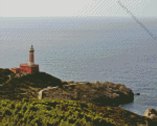 Punta Carena Lighthouse Diamond Painting