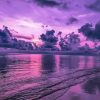 Purple Beach Diamond Painting