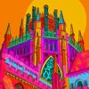 Rainbow Ely Cathedral Diamond Painting