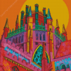 Rainbow Ely Cathedral Diamond Painting