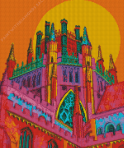 Rainbow Ely Cathedral Diamond Painting