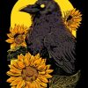 Raven Sunflower Diamond Painting