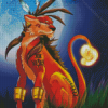 Red XIII Diamond Painting