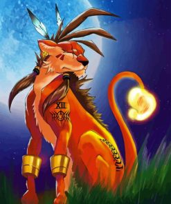 Red XIII Diamond Painting