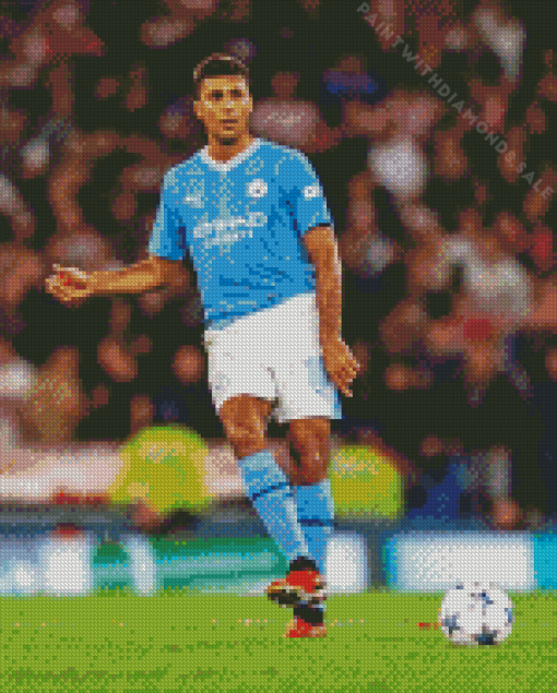 Rodri Soccer Player Diamond Painting