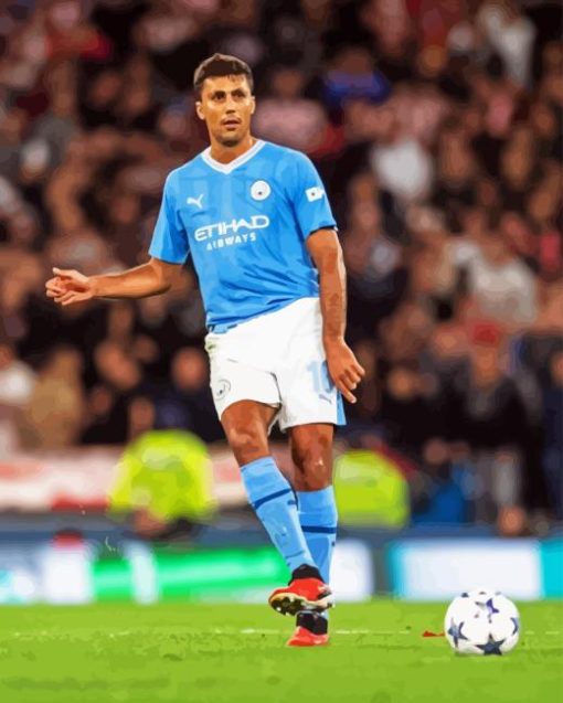 Rodri Soccer Player Diamond Painting