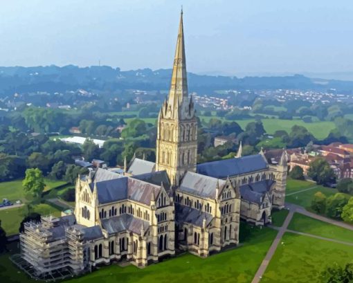 Salisbury Cathedral Diamond Painting