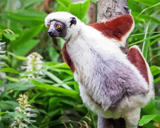 Sifaka Diamond Painting