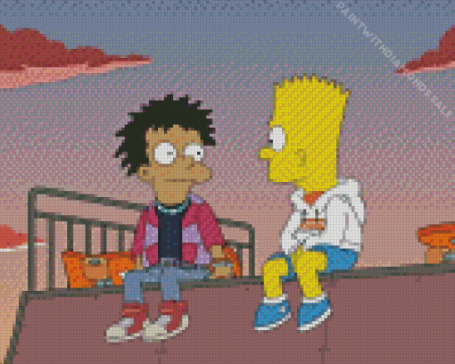 Simpsons Bart Diamond Painting