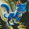 Smurf Cat Diamond Painting