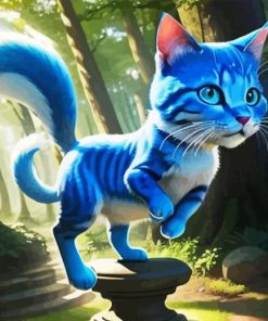 Smurf Cat Diamond Painting