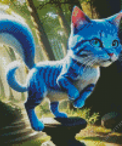 Smurf Cat Diamond Painting