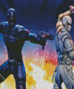 Snake Eye And Storm Shadow Diamond Painting