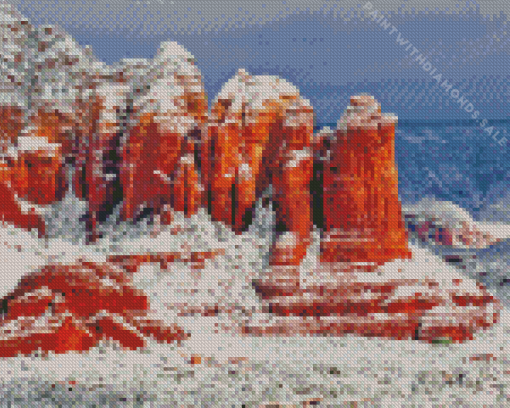 Snow Sedona Diamond Painting