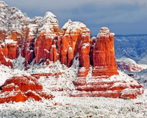 Snow Sedona Diamond Painting