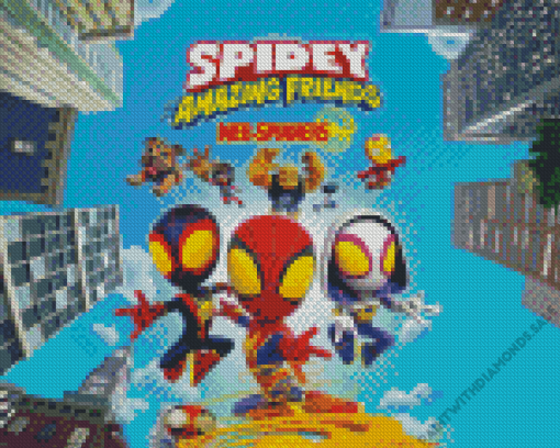 Spidey And His Amazing Friends Diamond Painting