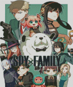 Spy x Family Characters Diamond Painting