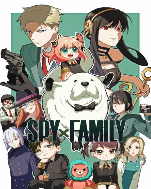 Spy x Family Characters Diamond Painting