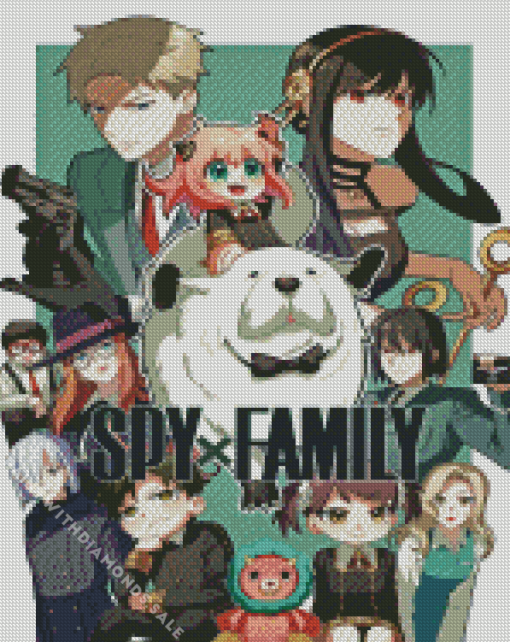 Spy x Family Characters Diamond Painting