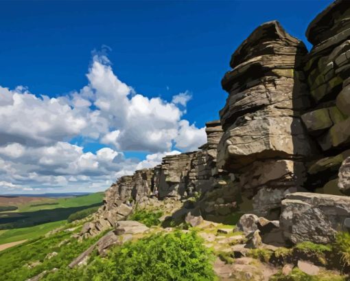 Stanage Edge Diamond Painting