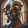 Steampunk Robot Diamond Painting