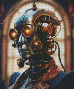 Steampunk Robot Diamond Painting