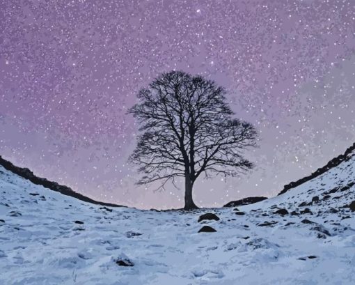 Sycamore Gap Diamond Painting