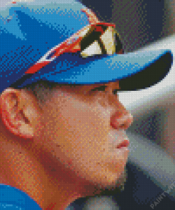 The Baseballer Daisuke Matsuzaka Diamond Painting