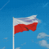 The Polish Flag Diamond Painting