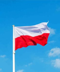 The Polish Flag Diamond Painting