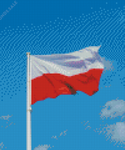 The Polish Flag Diamond Painting