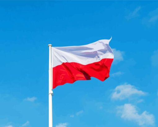 The Polish Flag Diamond Painting