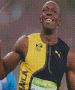 Usain Bolt Diamond Painting