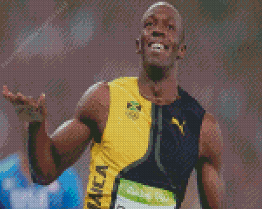 Usain Bolt Diamond Painting