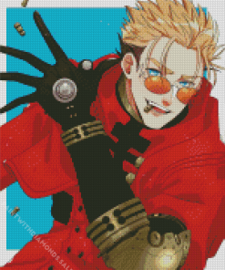 Vash The Stampede Anime Trigun Diamond Painting