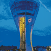 Vukovar Water Tower Diamond Painting