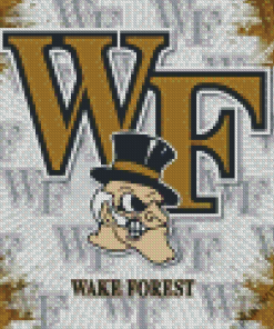 Wake Forest Demon Deacons Diamond Painting