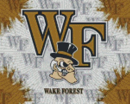 Wake Forest Demon Deacons Diamond Painting