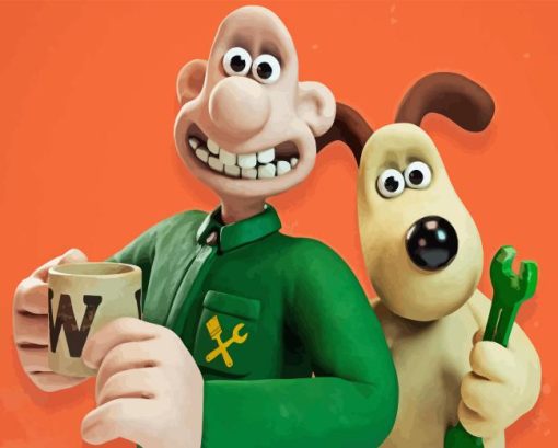 Wallace And Gromit Diamond Painting