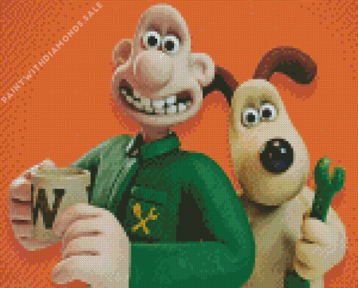 Wallace And Gromit Diamond Painting