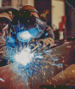 Welder Diamond Painting