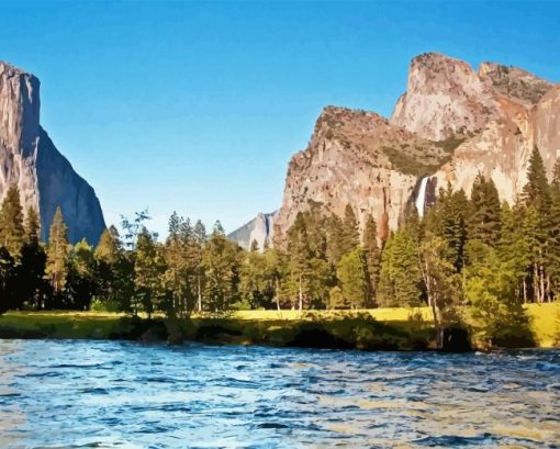 Yosemite Valley Diamond Painting