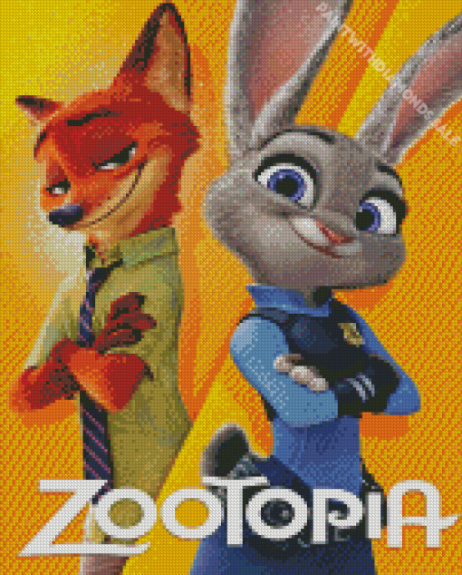 Zootropolis Diamond Painting