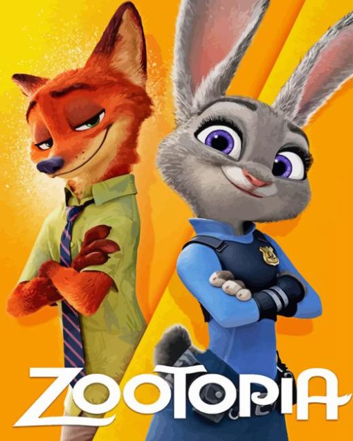 Zootropolis Diamond Painting